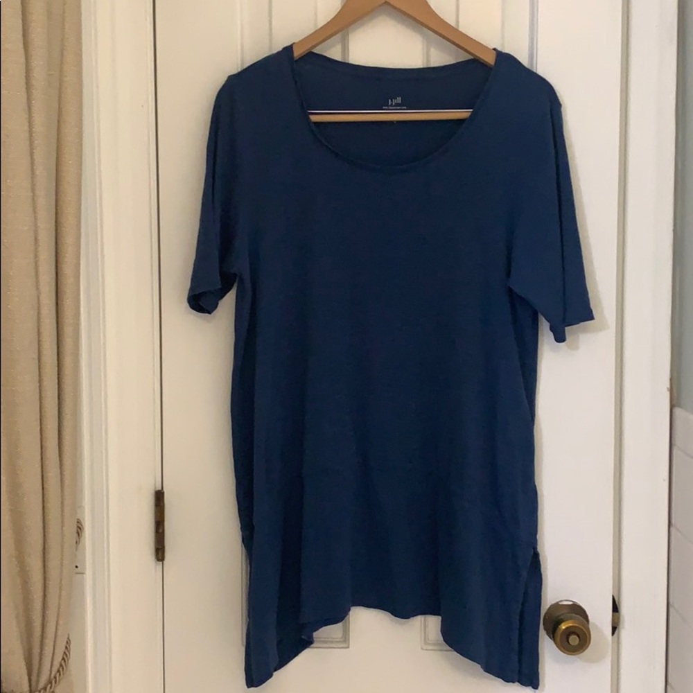 J. Jill Dip Hemmed Tunic M